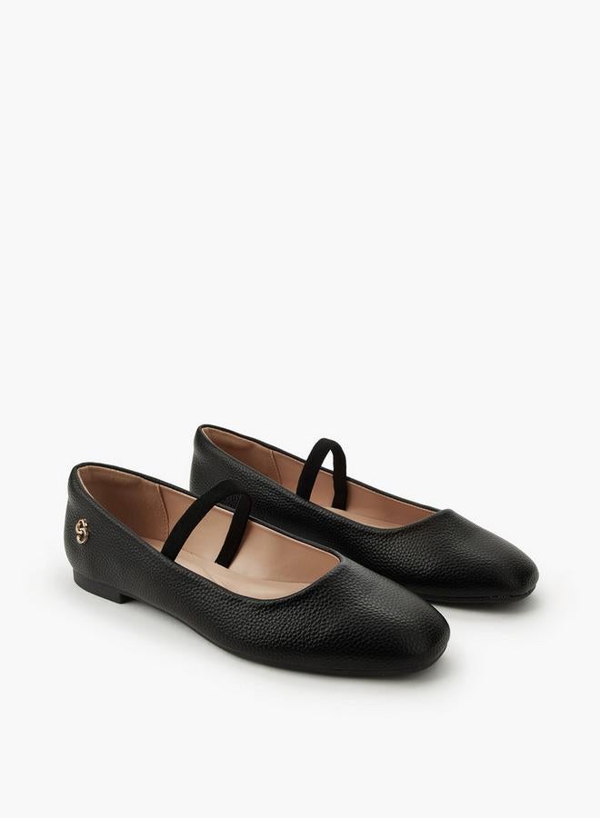 Celeste Women Textured Ballerina Shoes - Image 2